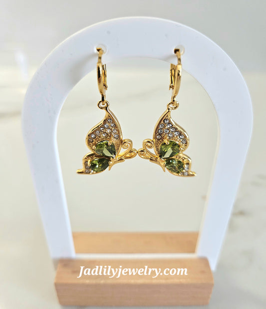 BUTTERFLY PERIDOT GREEN