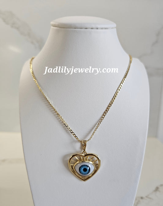 EVIL EYE HEART PROTECTION SET