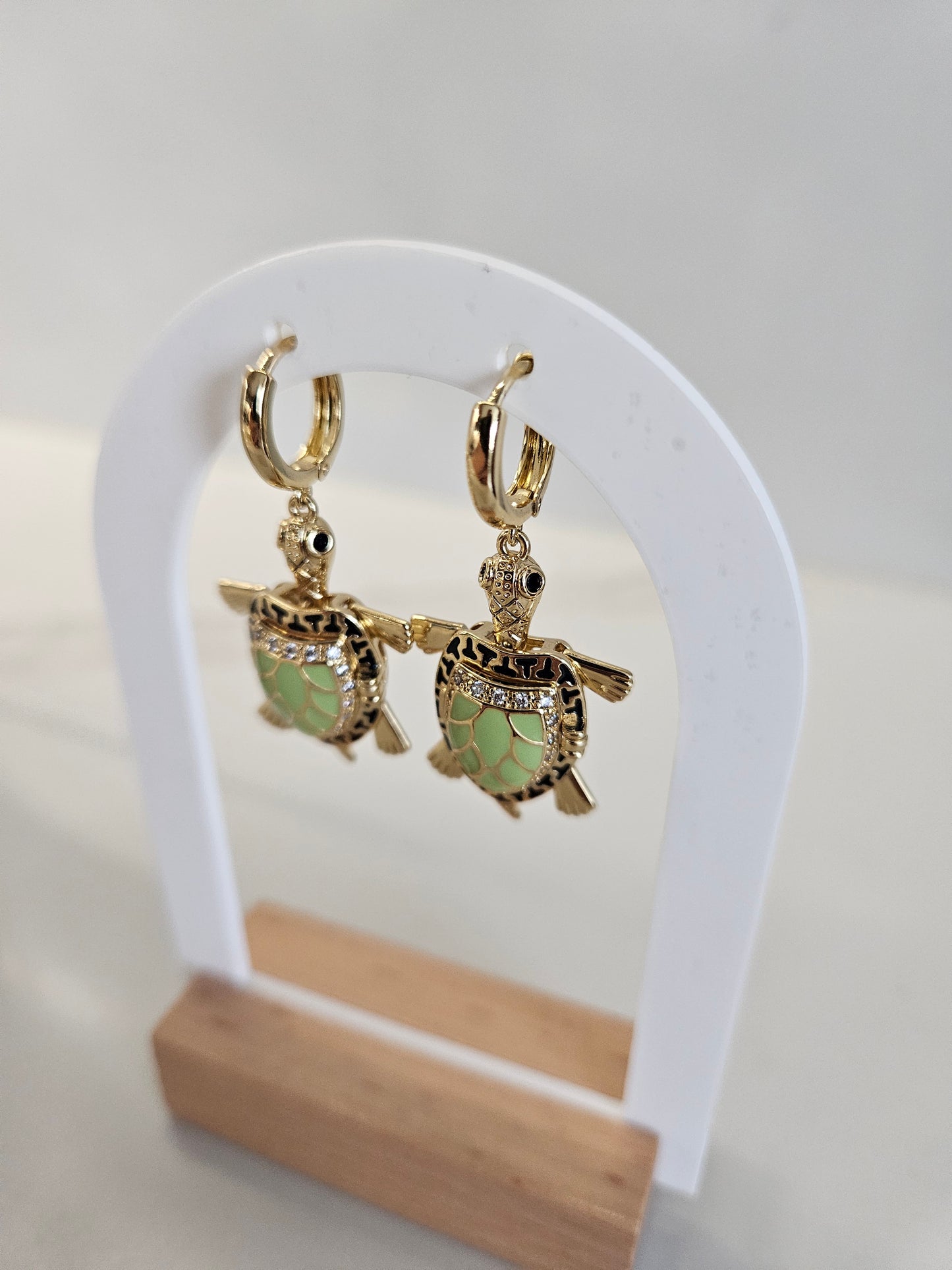 Turtle earrings