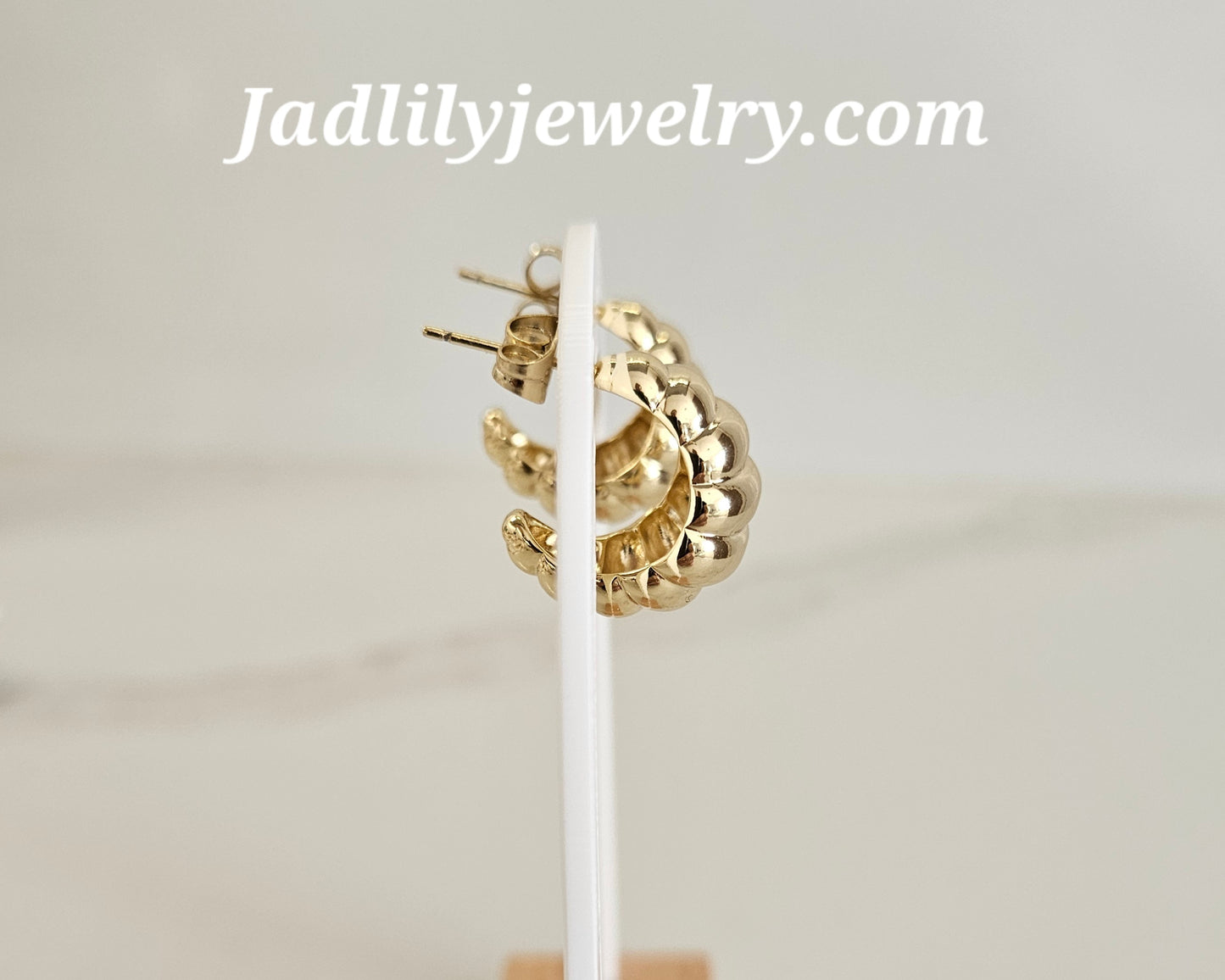 SWIRLY GOLD EARRINGS